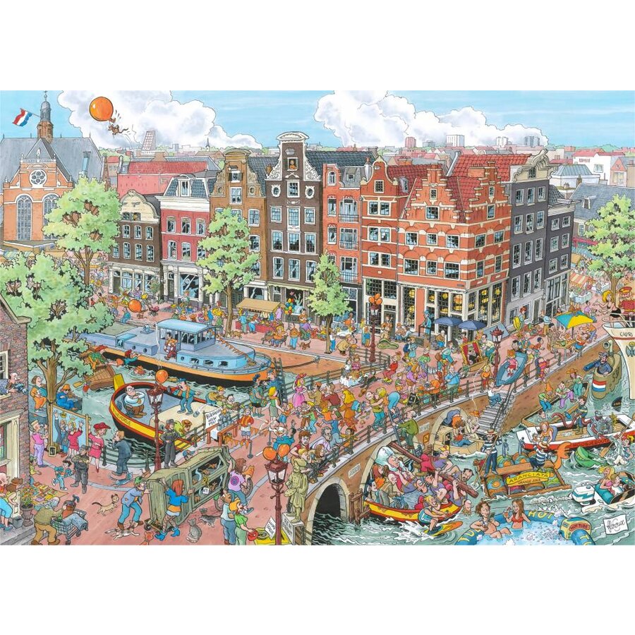 Amsterdam - Fleroux - puzzel van 1000 stukjes-1