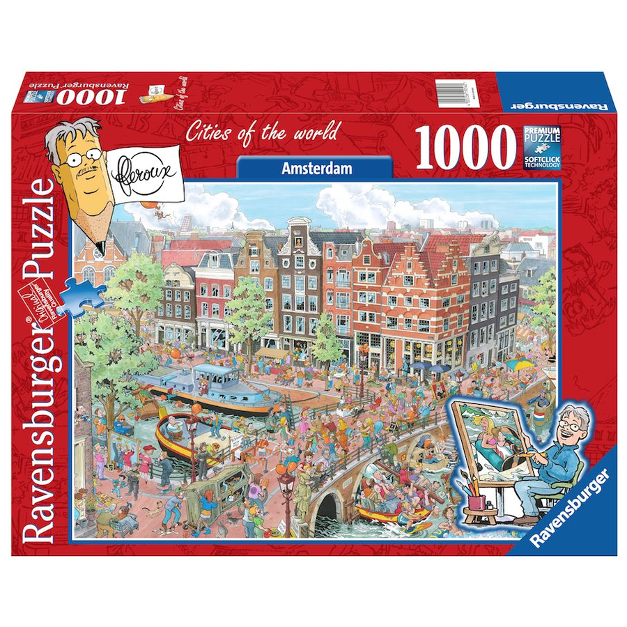 Amsterdam - Fleroux - puzzel van 1000 stukjes-2