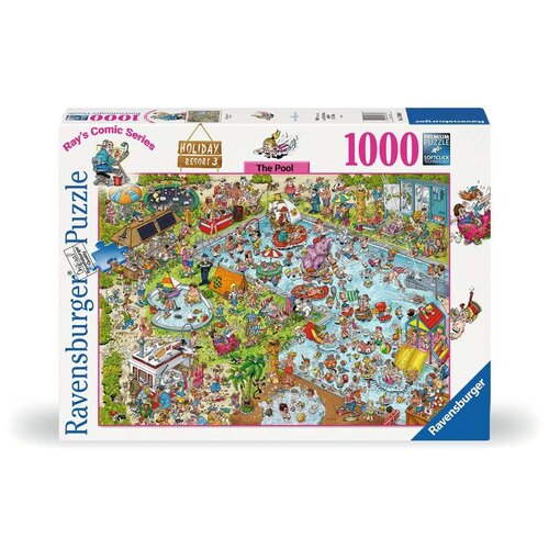  Ravensburger Het Zwembad - Ray Nicholson - 1000 stukjes 