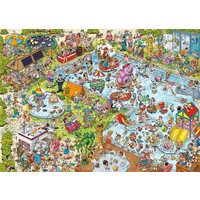 thumb-Het Zwembad - Ray Nicholson - puzzel van 1000 stukjes-2