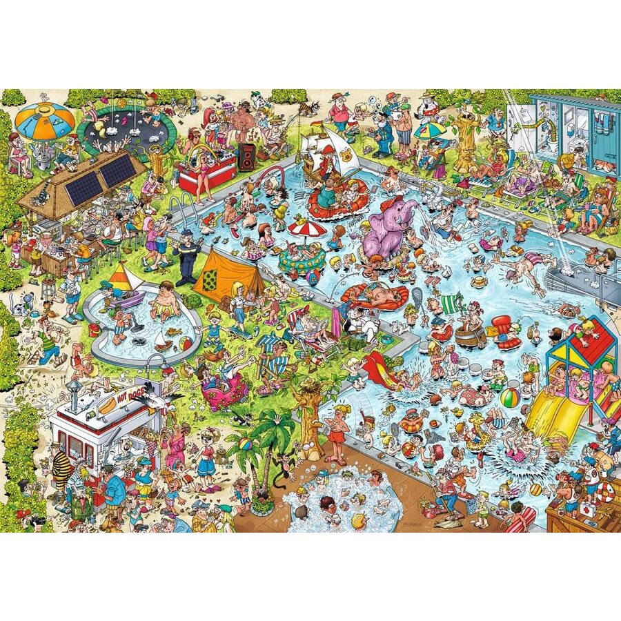 La Piscine - Ray Nicholson -  puzzle de 1000 pièces-2