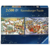 thumb-Christmas Collection n° 1n - 2 puzzles de 500 pièces-1