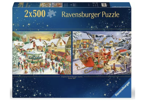  Ravensburger Christmas Collectie nr 1 - 2x 500 stukjes 