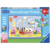 Ravensburger Peppa Pig - Peppa's adventure - 2 x 12 pieces