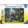 Ravensburger Jungle Elephants  - puzzle of 150 pieces