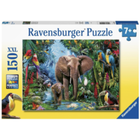 thumb-Jungle Elephants  - puzzle of 150 pieces-1