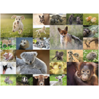 thumb-Bébés animaux mignons - Puzzle de 200 pièces-2
