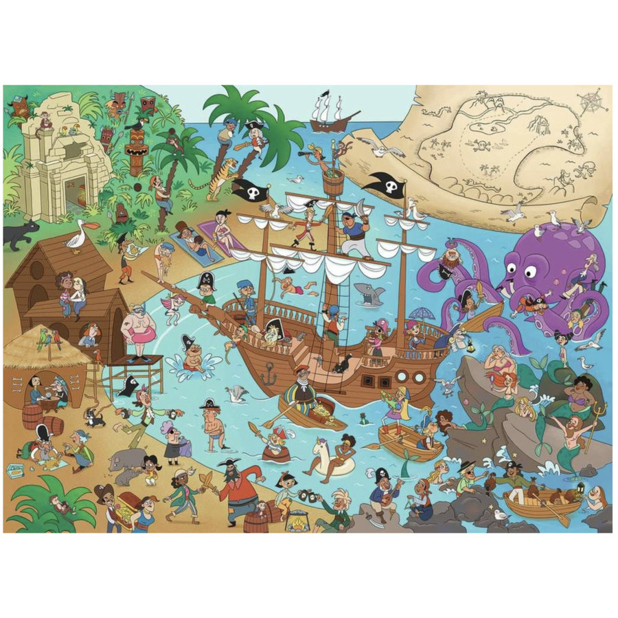 L'île aux pirates  - puzzle de 150 pièces-2