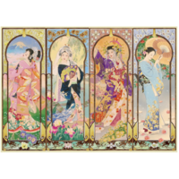 thumb-Les quatre saisons  - puzzle de 1000 pièces-2