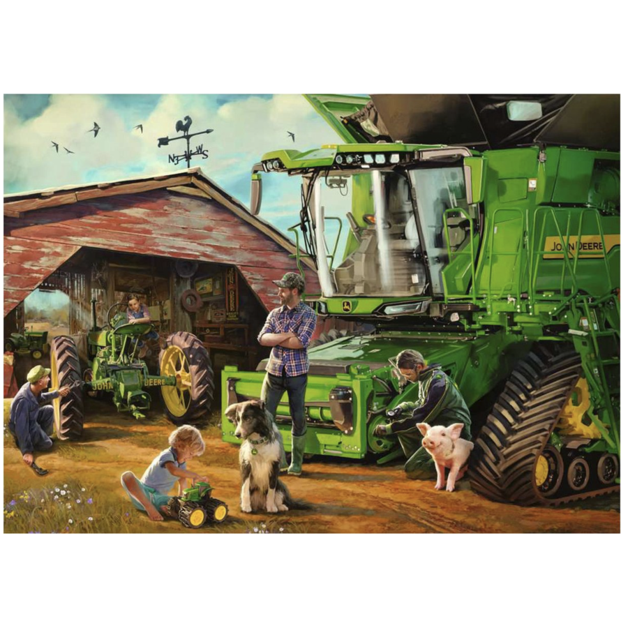 John Deere Hier et aujourd'hui  - 1000 pièces-2