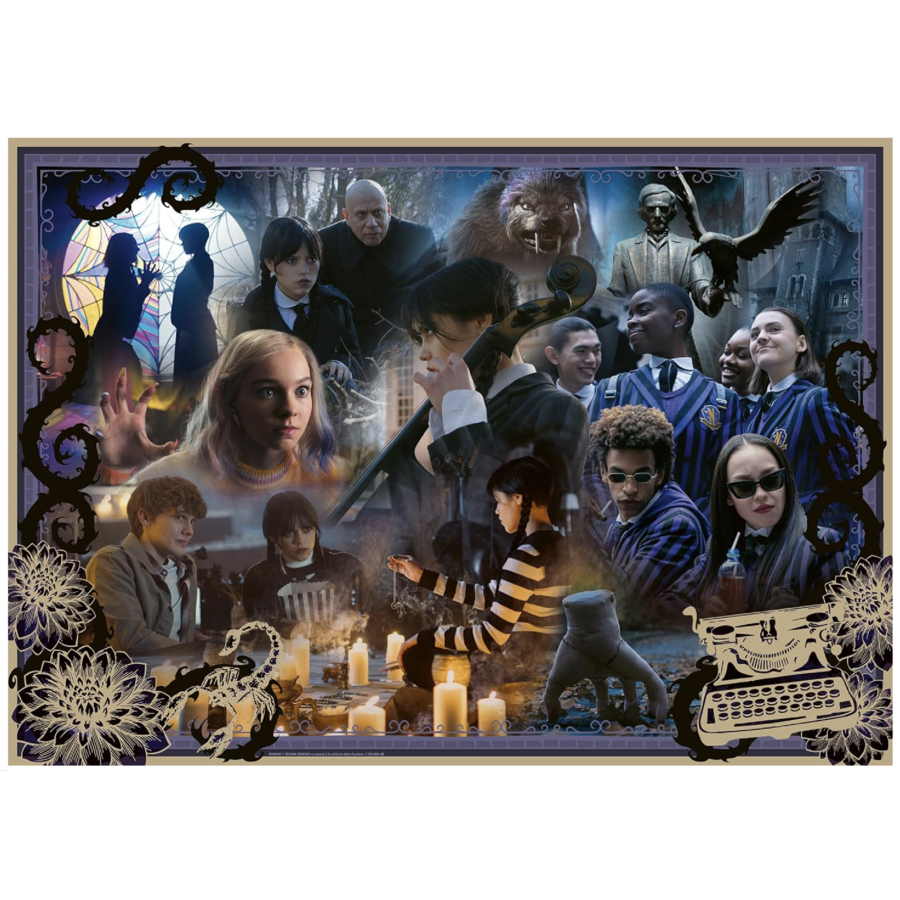 Wednesday- Best of Season 1 - puzzle of 1000 pieces-2