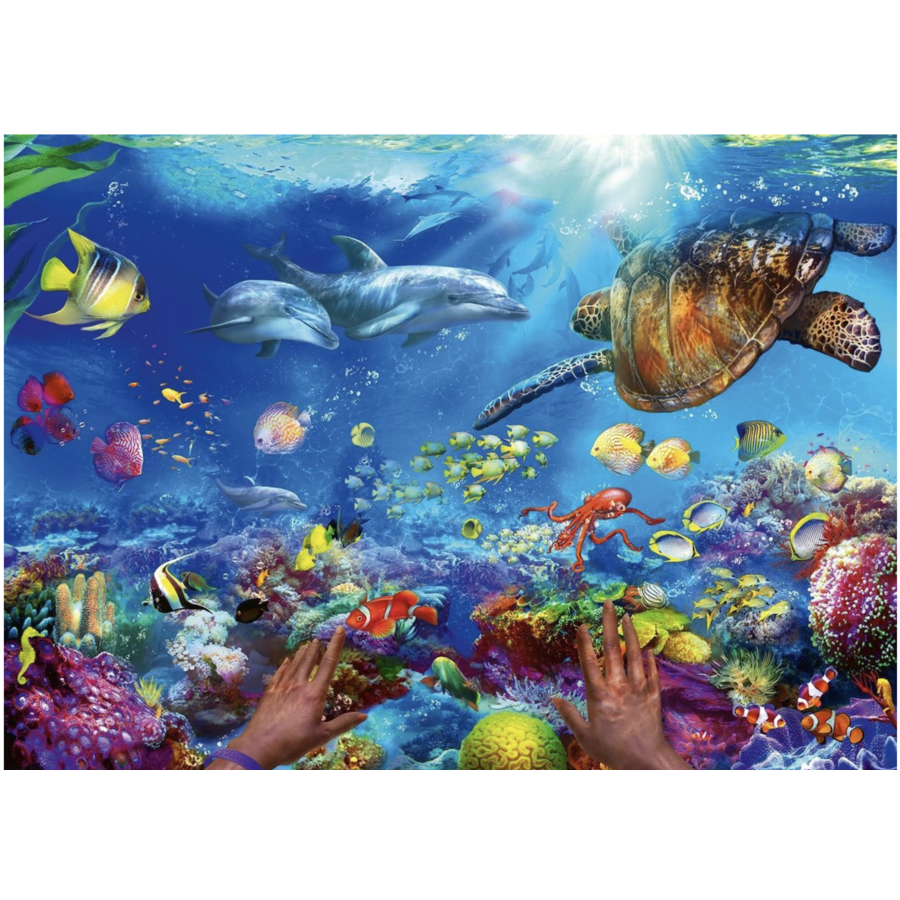 Snorkeling - puzzle of 1000 pieces-2
