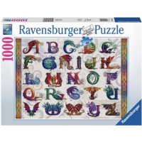 thumb-Dragon Alphabet- jigsaw puzzle of 1000 pieces-1