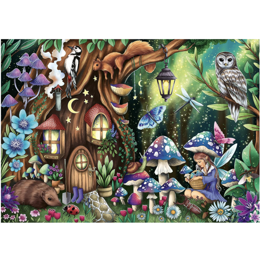 In the magical forest - jigsaw puzzle of 1000 pieces-2