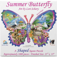 thumb-Summer Butterfly  - jigsaw puzzle of 1000 pieces-2
