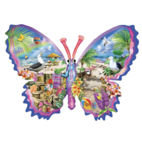 thumb-Summer Butterfly  - jigsaw puzzle of 1000 pieces-1
