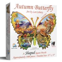 thumb-Papillon d'automne - puzzle de 1000 pièces-2