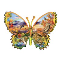 thumb-Autumn Butterfly  - jigsaw puzzle of 1000 pieces-1