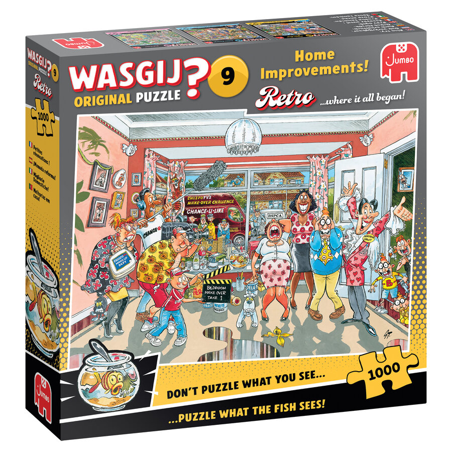 Wasgij Retro Original 9 - Home Improvements!  - 1000 pieces-1