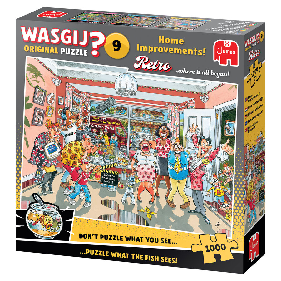 Wasgij Retro Original 9 - Home Improvements!  - 1000 pieces-2