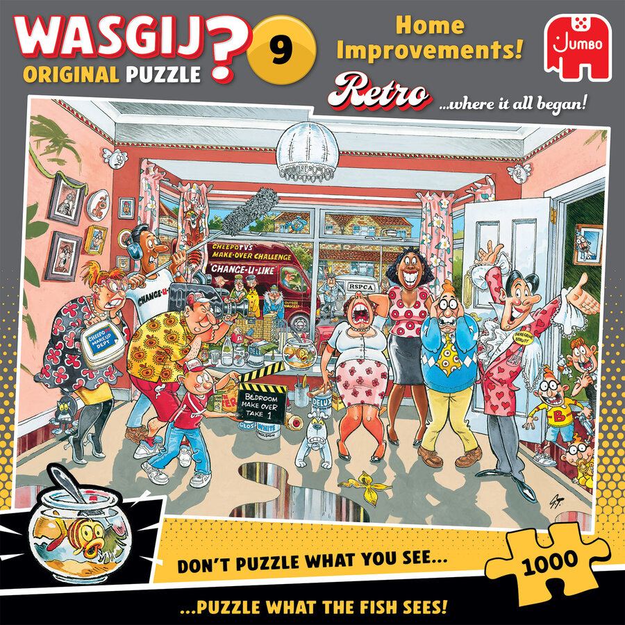 Wasgij Retro Original 9 - Home Improvements!  - 1000 pieces-3