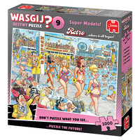 thumb-Wasgij Retro Destiny 9 - Super Models!  - 1000 stukjes-2