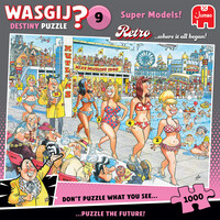 thumb-Wasgij Retro Destiny 9 - Super Models!  - 1000 stukjes-3