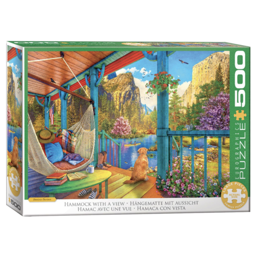  Eurographics Puzzles Hammock with a view - 500 XXL pieces 