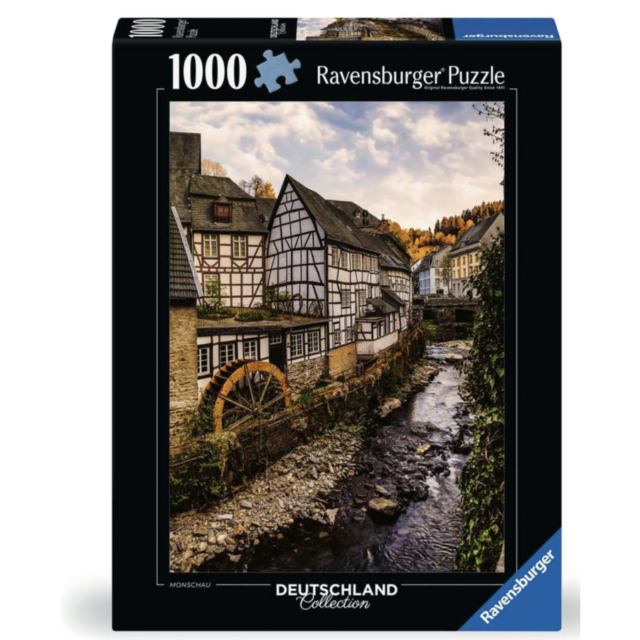 Monschau in   the Eifel - puzzle of 1000 pieces-2