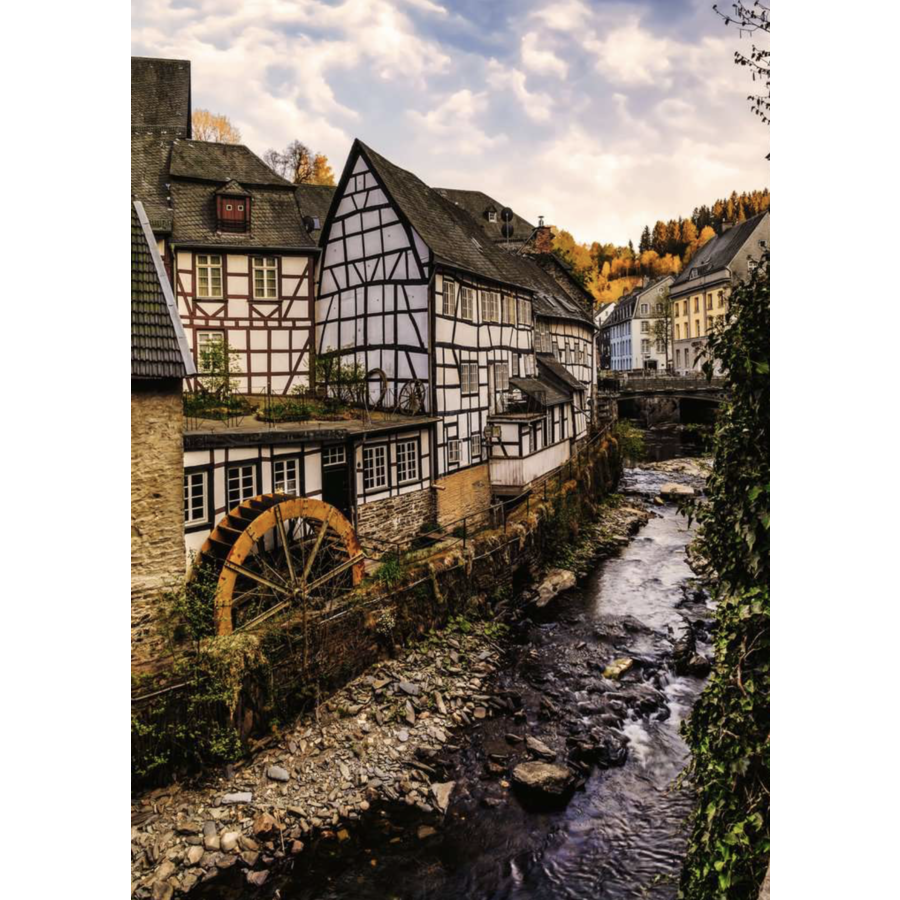 Monschau in   the Eifel - puzzle of 1000 pieces-1