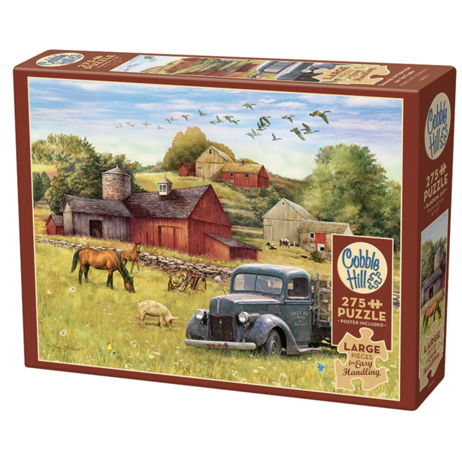 Après-midi d'été à la ferme  - puzzle de 275 pièces XXL-1