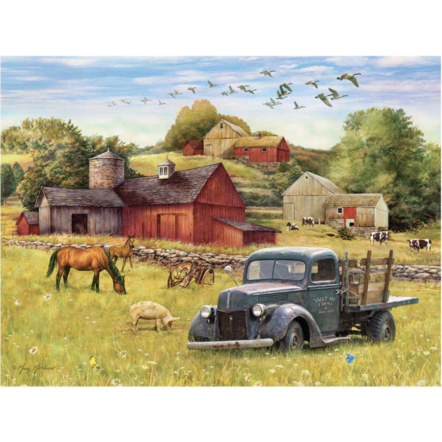 Après-midi d'été à la ferme  - puzzle de 275 pièces XXL-2