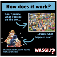 thumb-Wasgij Mystery 28 - Kat & Muis Spel! - 1000 stukjes-3