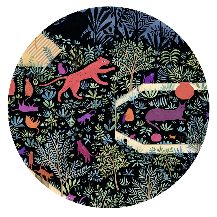Het koninkrijk van de katten  - puzzel van 500 stukjes-3