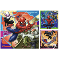 thumb-Marvel Spider-Man  - 3 puzzles of 49 pieces-2