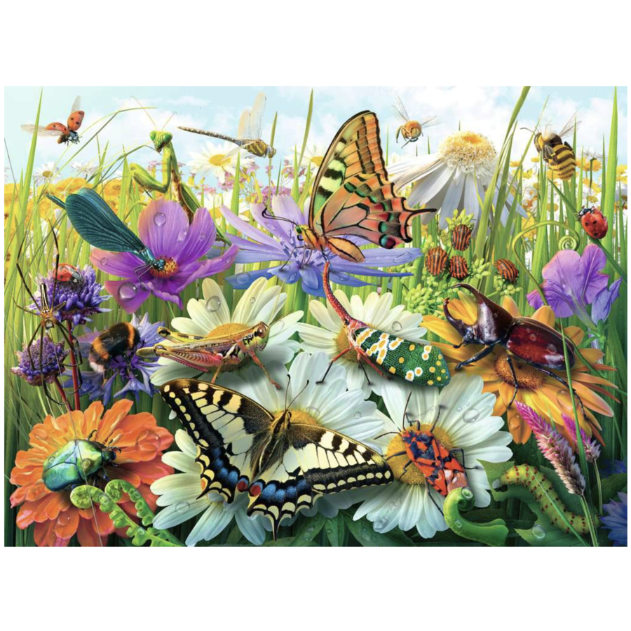 Wonderful world of insects  - puzzle of 100 pieces-2