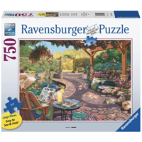 thumb-Gezellige achtertuin - puzzel van 750 XL stukjes - Exclusiviteit-1