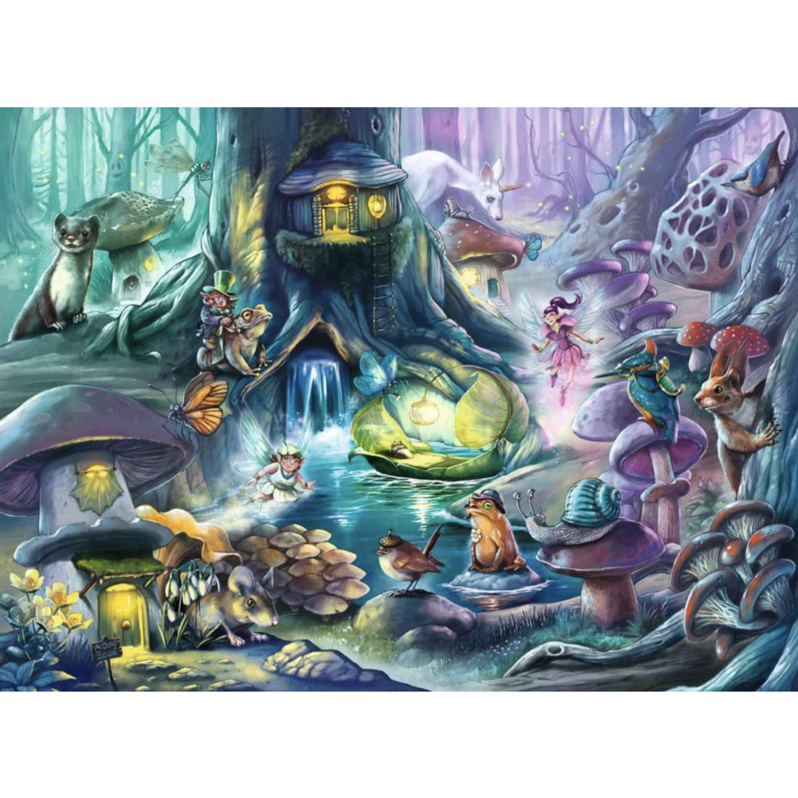 Forêt enchantée  - puzzle de 150 pièces-2