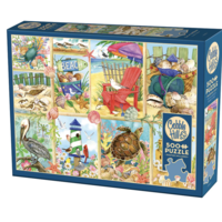 thumb-A day at the beach - puzzle of 500 XL pieces-1