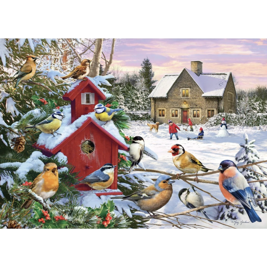 Winter Wings - jigsaw puzzle of 1000 pieces-2
