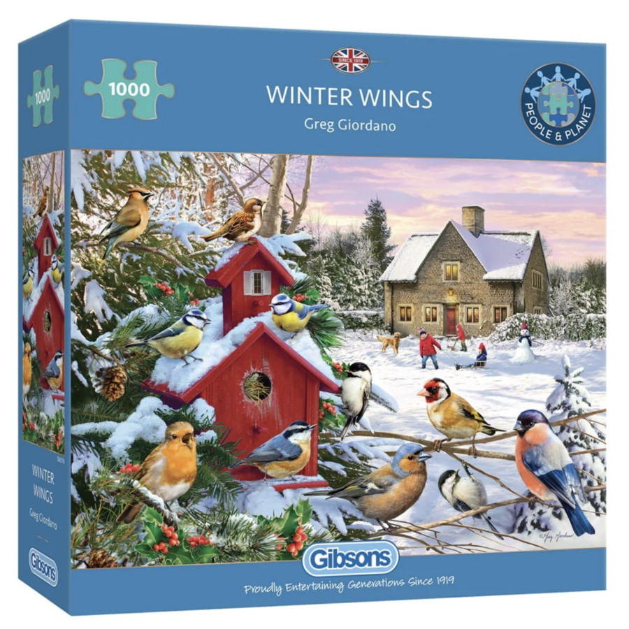 Winter Wings - jigsaw puzzle of 1000 pieces-1