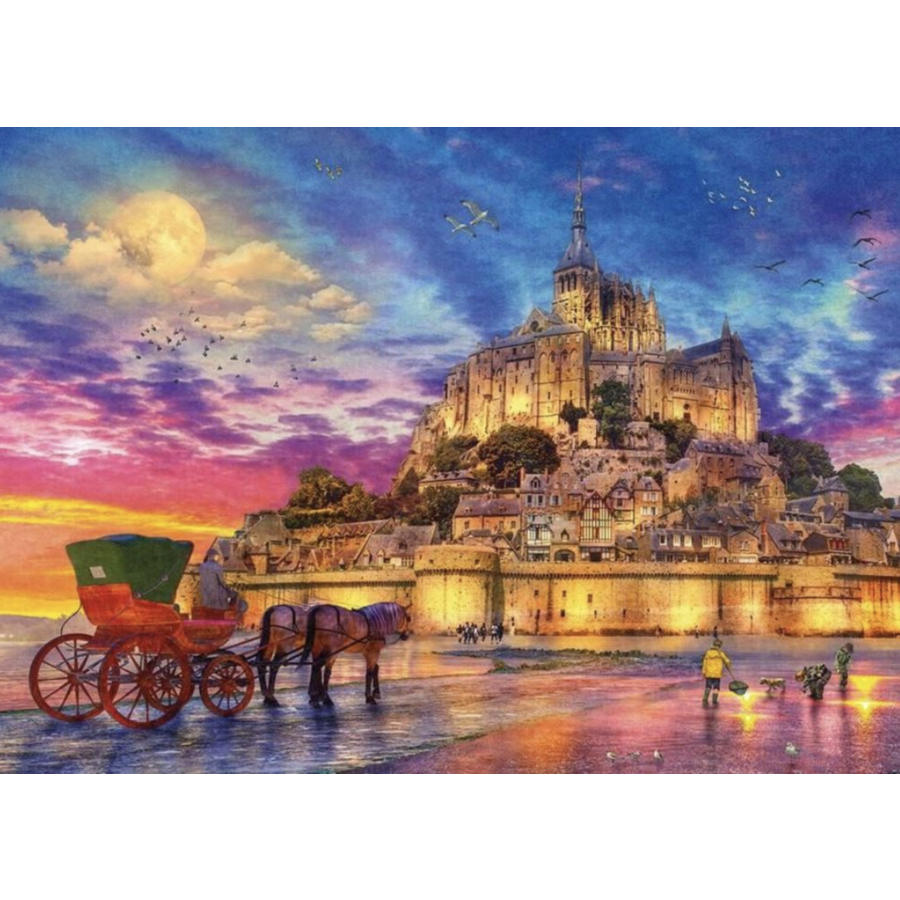 Mont Saint-Michel - jigsaw puzzle of 1000 pieces-2