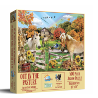 thumb-Out in the Pasture - jigsaw puzzle of 500 XXL pieces-1