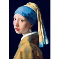 thumb-Vermeer - La jeune fille à la perle - 1000 pièces-1