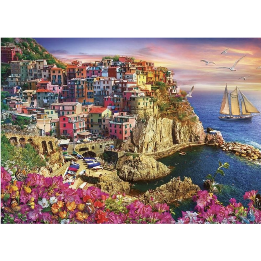 Dreaming of Cinque Terre - jigsaw puzzle of 1000 pieces-2