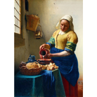 thumb-Vermeer - La Laitière - 1000 pièces-1