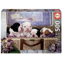 thumb-Puppies  - jigsaw puzzle of 500 pieces-1