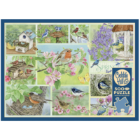 thumb-Garden birds in Spring - puzzle of 500 XL pieces-3