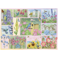 thumb-Garden birds in Summer - puzzle of 500 XL pieces-2