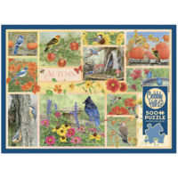 thumb-Garden birds in Autumn - puzzle of 500 XL pieces-3